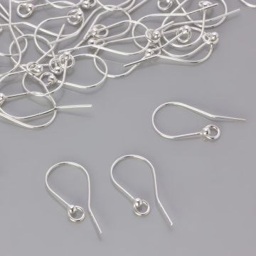 Srebrne bigle z kółeczkiem AG925 26mm