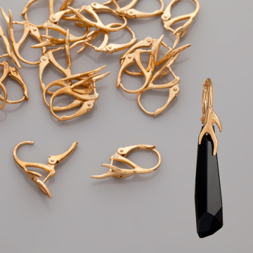 Srebrne bigle angielskie drzewko AG925 pozłacane 21mm