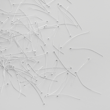 Srebrne szpilki z okrągłą główką AG925 30x0,4mm