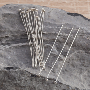 Szpilki srebrne talerzyki AG925 60x0,6mm