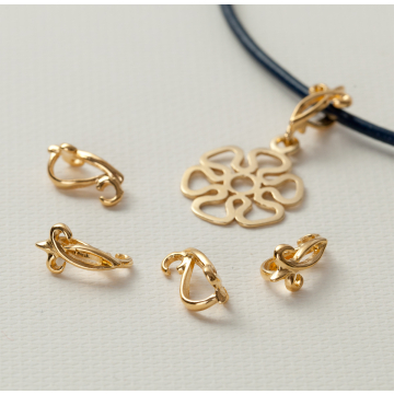 Srebrna, pozłacana krawatka ozdobna AG925 13mm