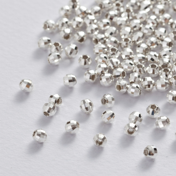 Srebrne kulki disco AG925 4mm