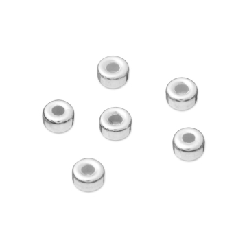 Srebrne oponki gładkie AG925 5mm