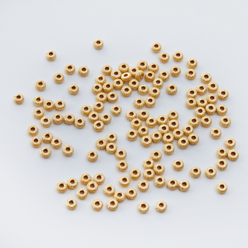 Srebrne oponki diamentowe AG925 pozłacane 3mm