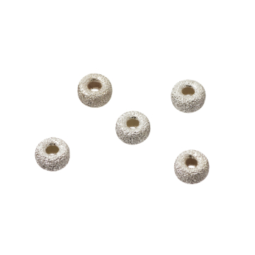 Srebrne oponki diamentowe AG925 5mm