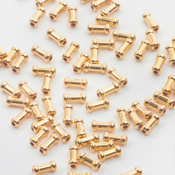 Srebrna przekładka kosteczka AG925 pozłacana 2,5mm