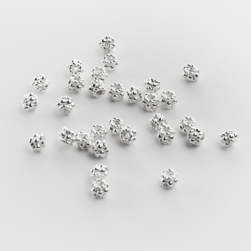 Srebrna przekładka oponka w kropeczki AG925 3,5mm