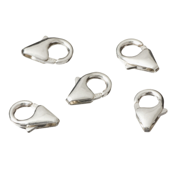 Srebrne zapięcie karabińczyk NTC AG925 14.5mm