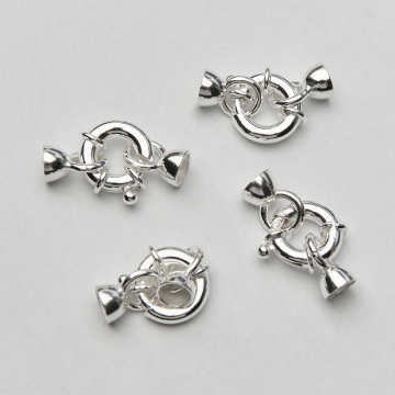 Srebrne zapięcie federing ozdobny do pereł AG925 24mm