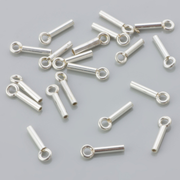 Srebrne końcówki do linek AG925 1mm