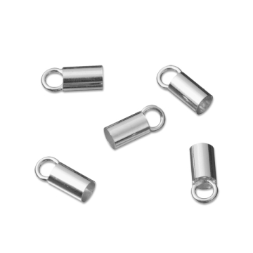 Srebrne końcówki do linek AG925 4mm