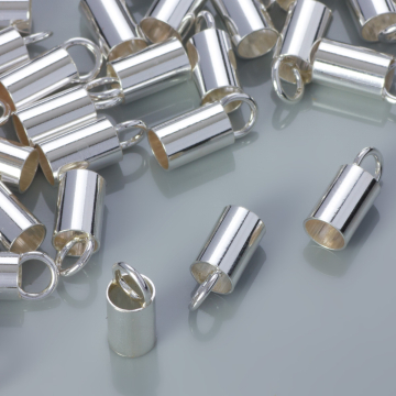 Srebrne końcówki do rzemieni AG925 5mm