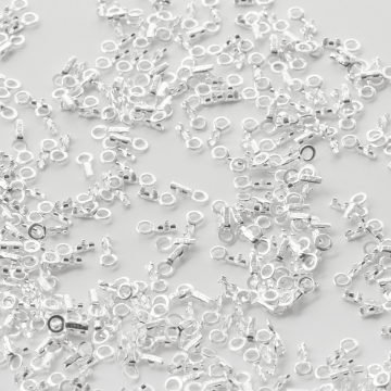 Srebrne końcówki zaciskowe do linek AG925 0,5mm