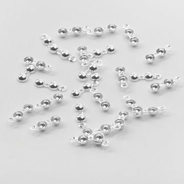 Srebrne łapaczki dziewczynki do linek AG925 4mm