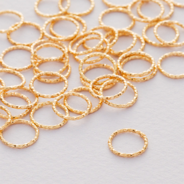 Srebrny łącznik koło diamentowe AG925 pozłacane 15mm