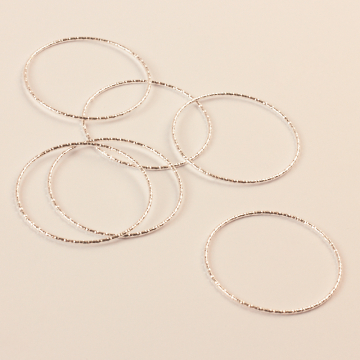 Srebrny łącznik koło diamentowe AG925 30mm