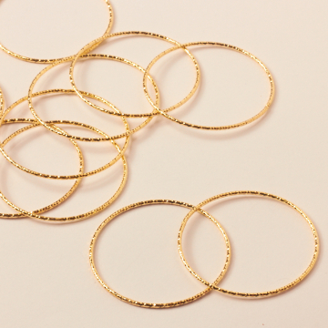 Srebrny łącznik koło diamentowe  AG925 pozłacane 30mm