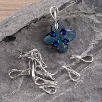 Srebrna krawatka do Swarovskiego AG925 17mm