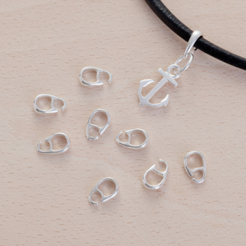 Srebrna krawatka AG925 9.5x6mm