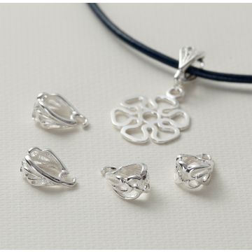 Srebrna krawatka ozdobna AG925 12mm