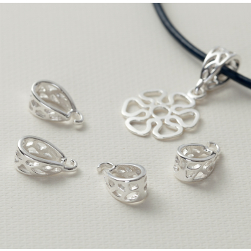 Srebrna krawatka ozdobna AG925 13mm