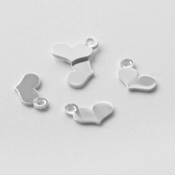 Srebrna zawieszka serce AG925 6,5mm