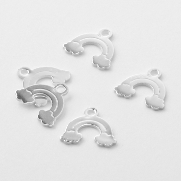 Srebrna zawieszka tęcza AG925 7mm