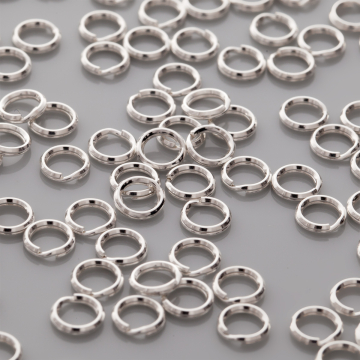 Kółeczka łącznikowe sprężynki AG925 6mm