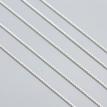 Łańcuszek kostka srebrny AG925 0,6mm,