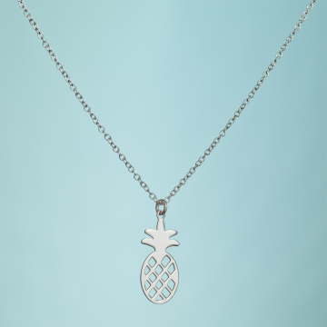 Srebrny rodowany naszyjnik Wakhan,  AG925 44cm