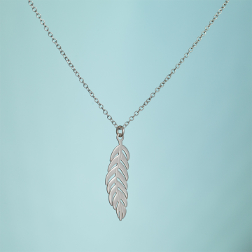 Srebrny rodowany naszyjnik Bantu,  AG925 44cm