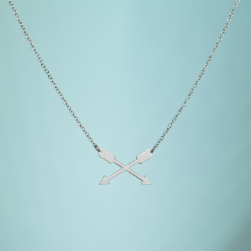 Srebrny rodowany naszyjnik Heyoka,  AG925 44cm