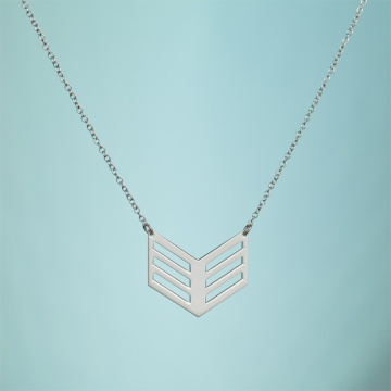 Srebrny rodowany naszyjnik Mazaska,  AG925 44cm