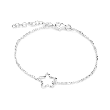 Bransoletka z gwiazdką wyciętą AG925