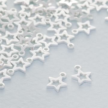 Srebrna zawieszka gwiazdka wycięta AG925 8x6mm