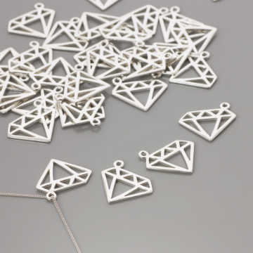 Srebrna zawieszka diament 19mm AG925