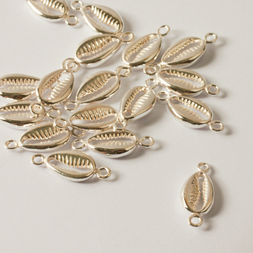 Srebrny łącznik muszelka AG925 16mm