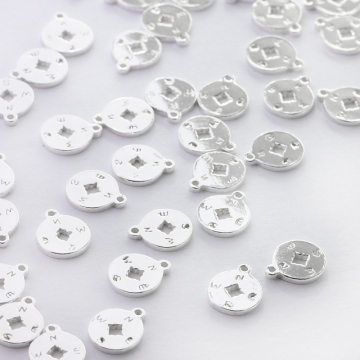 Zawieszka róża wiatrów w kółku AG925 7,5mm