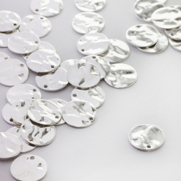 Srebrna zawieszka kółko wygięte AG925 11mm