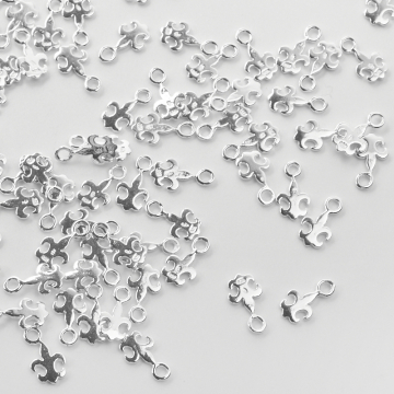 Srebrna zawieszka lilijka AG925  7mm