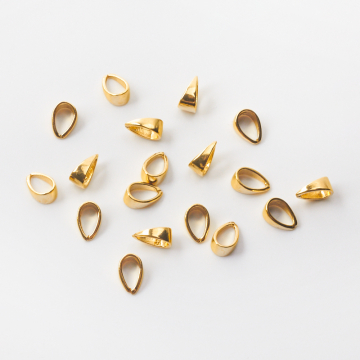 Srebrna krawatka zwężana gładka AG925 pozłacana 8mm