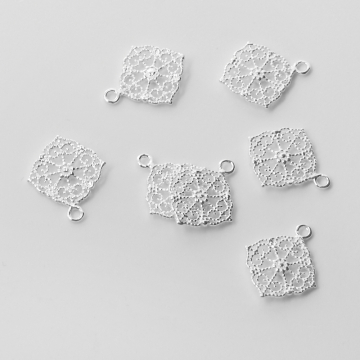 Srebrna zawieszka filigranowa AG925 16mm