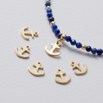 Zawiszka kotwica AG 925 złoty 8mm