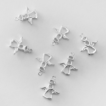 Srebrna zawieszka aniołek AG925 12mm
