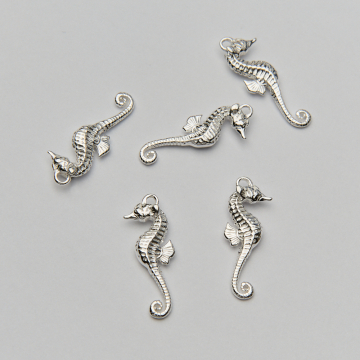 Srebrna zawieszka duży konik morski AG925 24,5mm