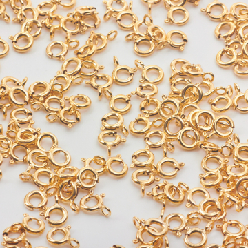 Zapięcie federing GOLDFILLED AU585 6mm