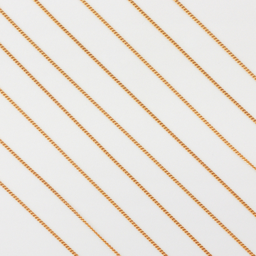 Łańcuszek drobna pancerka GOLDFILLED AU585 0,9mm