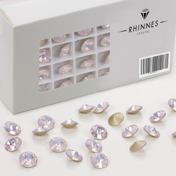 Rhinnes rivoli crystal rose 10mm