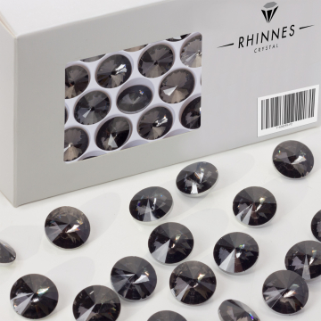 Rhinnes rivoli stone 14mm silver night