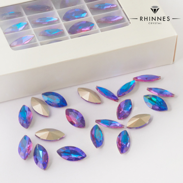 Kryształy rhinnes horse eye heliotrope 18x9mm